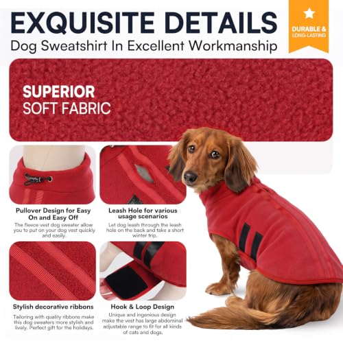 Small Dog Sweater (Red / Small)