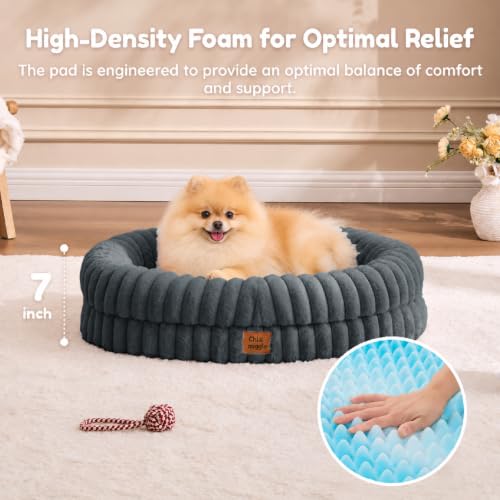 Orthopedic Dog Bed (Dark Grey / M(30*24*7))