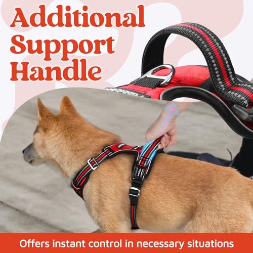 Dog Harness Medium Sized (Red / Medium)