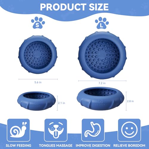 Dog Lick Bowl (Small / Dark blue)
