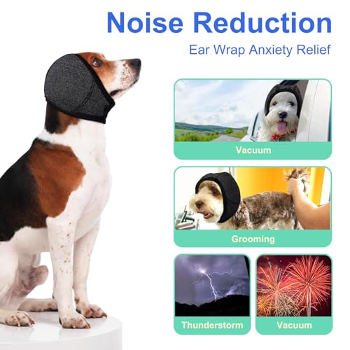 Dog Calming Hoodie for Noise Reduce (L / Grey)