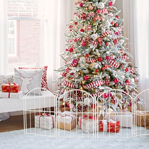 Decorative Garden Fence (White / 17 in(H))