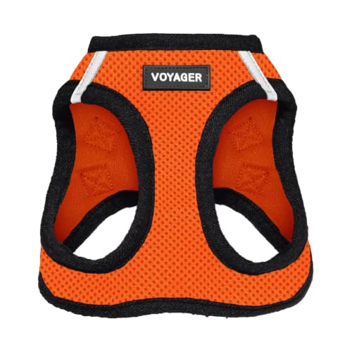 Voyager Step in Air Dog Vest Harness (Orange/Black Trim / L (Chest: 18 - 20.5"))