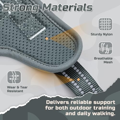 Tactical Dog Harness for Small (Grey Camo / Small)
