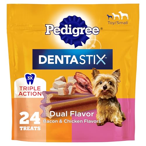 Dentastix Small & Toy Dental Dog Treats (24 Count (Pack of 1))
