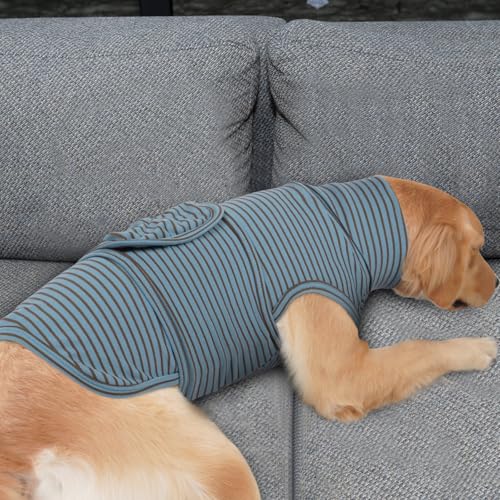 Thunder Coat for Dogs Anxiety with Hood (3XL / BlueStripe)