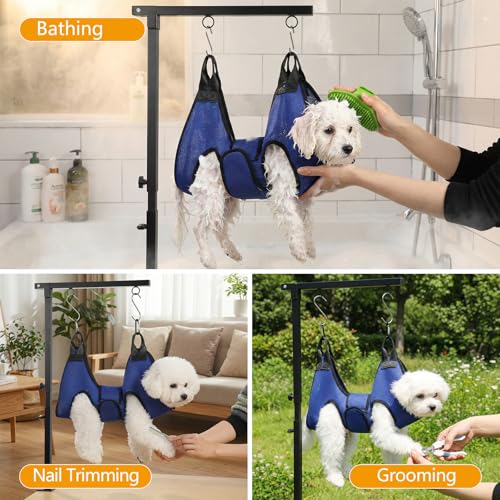 Dog Grooming Arm with Hammock (Single pillar)