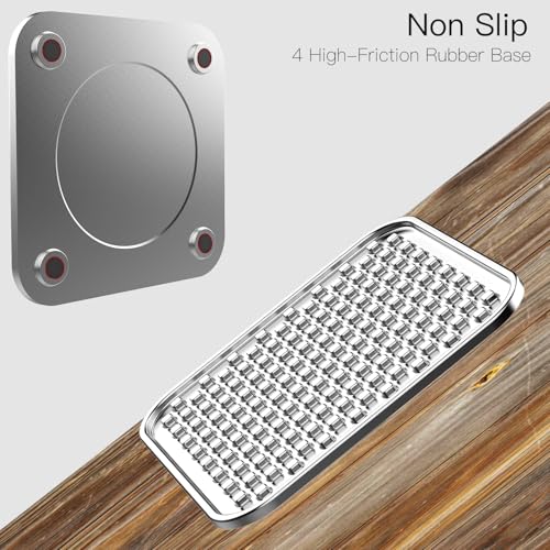 Double Layer Stainless Steel Lick Mat for Dogs & Cats (Large-2Pack)
