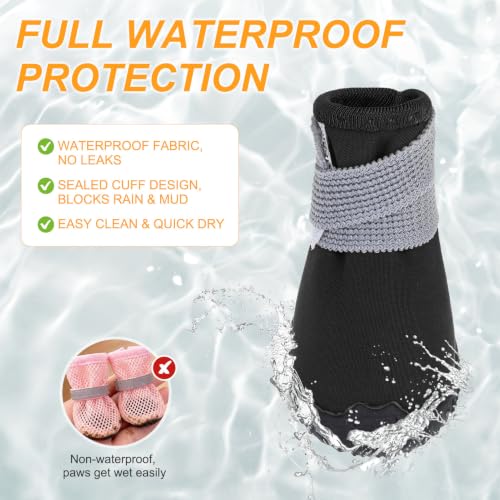 Dog Shoes Small Size Dogs (Black,Knit Fabric / #2)