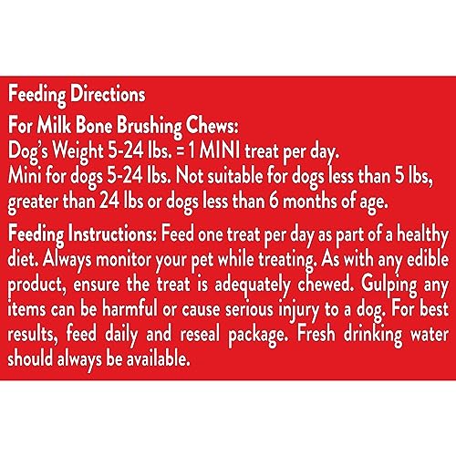 Brushing Chews Mini Daily Dental Dog Treats (48 Count (Pack of 1))