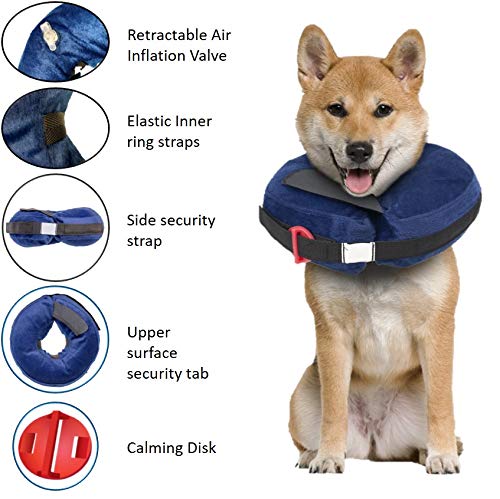 Calm Paws Protective Inflatable Collar Medium w (Medium)