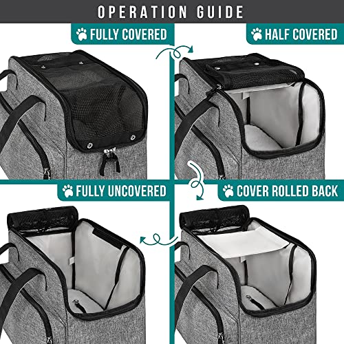 Small Dog Purse Carrier (Heather Gray)