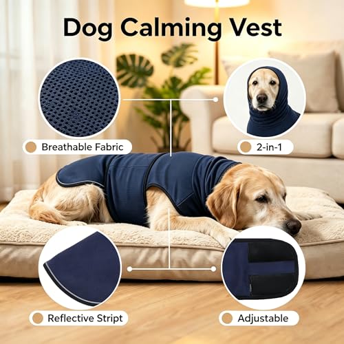 Dog Calming Vest with Hood (XL)