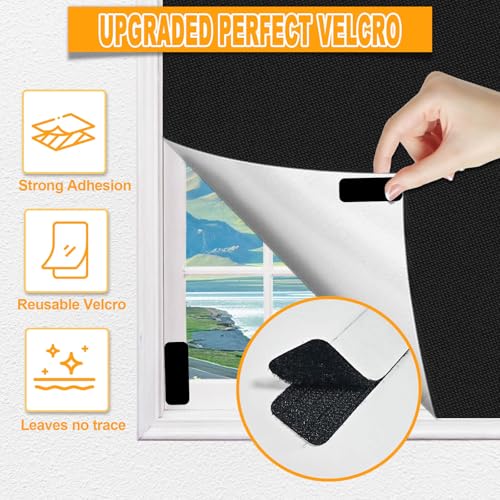 Portable Blackout Curtains (57"W x 157"H)