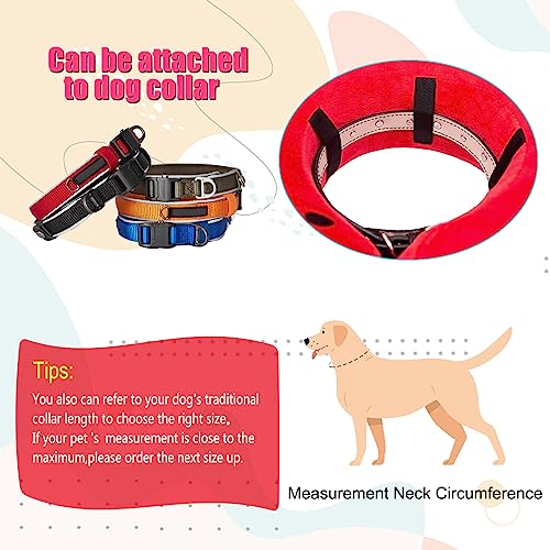 Inflatable Dog Cone Collar with Enhanced Anti (Medium / Watermelon)
