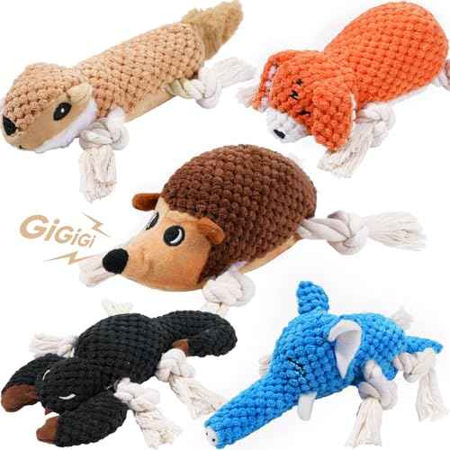 Dog Squeaky Toys for Puppy (5 Pack)