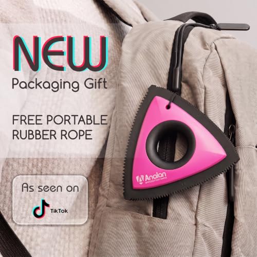 Mini Pet Hair Remover for Car Detailing Dog Hair Tool Brush (Rose Pink)