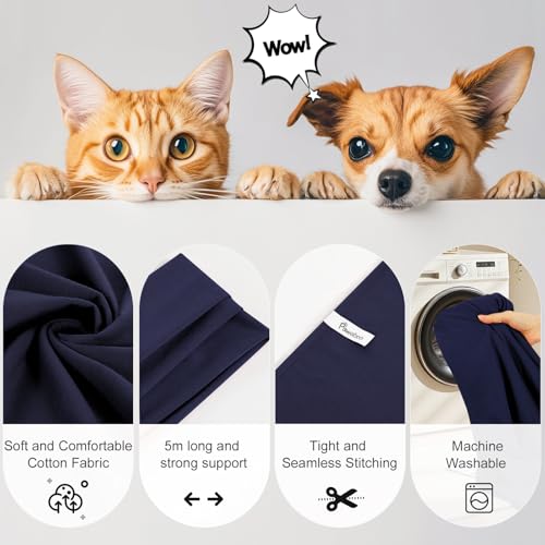 Pet Sling Carrier for Small Dogs and Cats (A-Navy Blue)