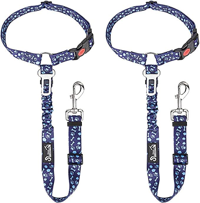 Dog Seat Belt for Car (B.Blue Paw)
