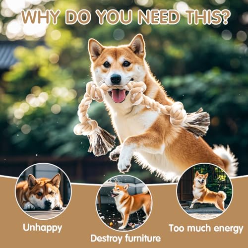 4 Knot Dog Rope Toy for Medium (26in)