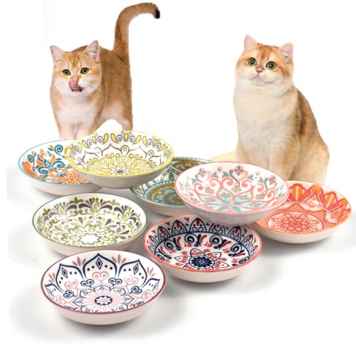 Cat Food Bowl (Boho–8 Pack)