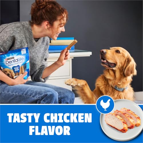 Daily Oral Care Dog Treats for Large Dogs (30 Count (Pack of 1))
