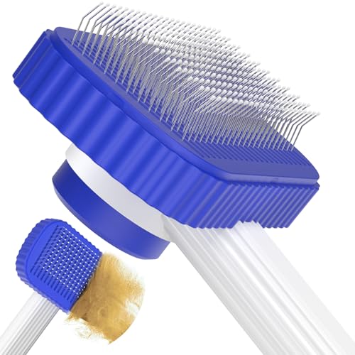 Dog Brush Cat Brush for Long Haired Cats (Sapphire)