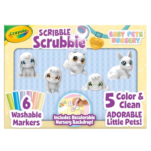 Scribble Scrubbie Baby Pets Nursery (Small / Baby Pets)