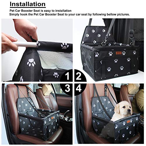 Portable Pet Dog Booster Seat for Small and Medium Pets
