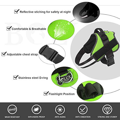 Dog Harness No (Small (Pack of 1) / Green)