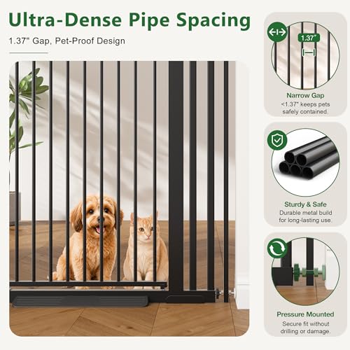 63" Extra Tall Pet Gate for Cat (63" Tall, 29.9"-45.3" Wide)