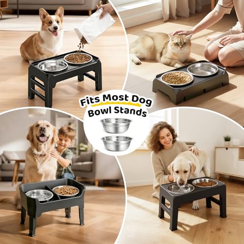 4 Pack 8" Stainless Steel Dog Bowls (4 Pack)