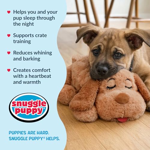 Snuggle Puppy Heartbeat Toy (Large Breed Biscuit / 1 Count (Pack of 1))