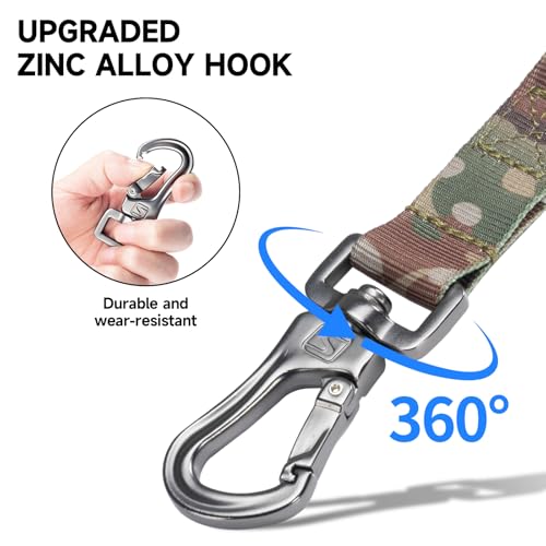 Military Nylon Bungee Dog Leash Elastic Leads (MCP)