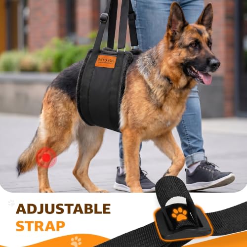Adjustable Dog Lifting Harness (Grey / Small)
