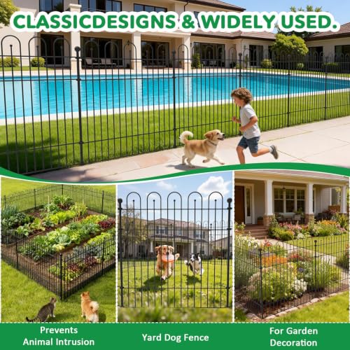 Garden Fence Animal Barrier (10 Pack - 32 in (H) x23.6 ft (L))