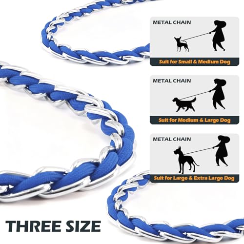 Chain Dog Leash (Blue / 4FT(5-30lb))