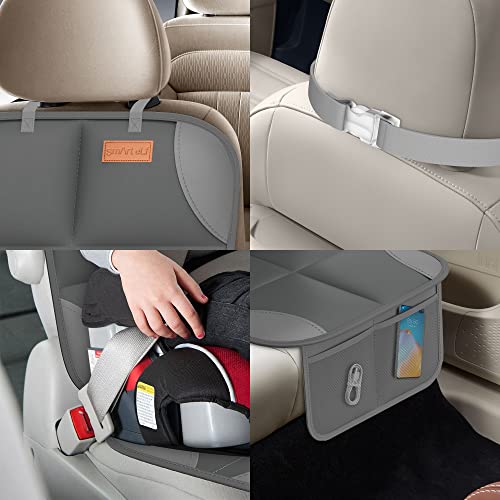 2 Pack in Gift Box Car Seat Protector (Box-Dark Gray / 2PS-Box)