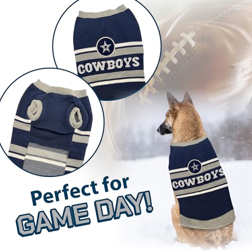 NFL Dallas Cowboys Dog Sweater (Large / Dallas Cowboys)
