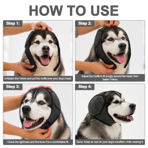 Dog Ear Muffs Noise Protection (Large)