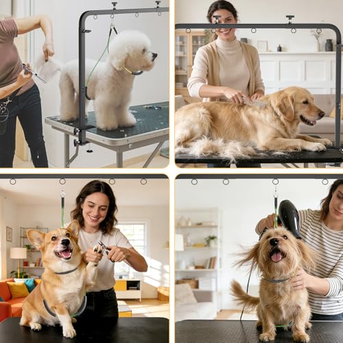 Dog Grooming Table Arm (30''-40''(H), 25''-40''(W) / Black)