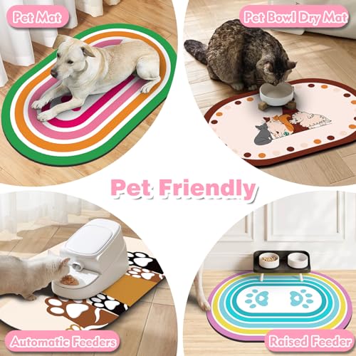 Dog Feeding Mat 24''x16'' (24''x16'' / Pink)