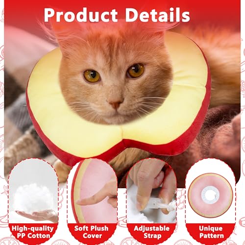 Cat Cone Collar Soft (Apple / Medium)