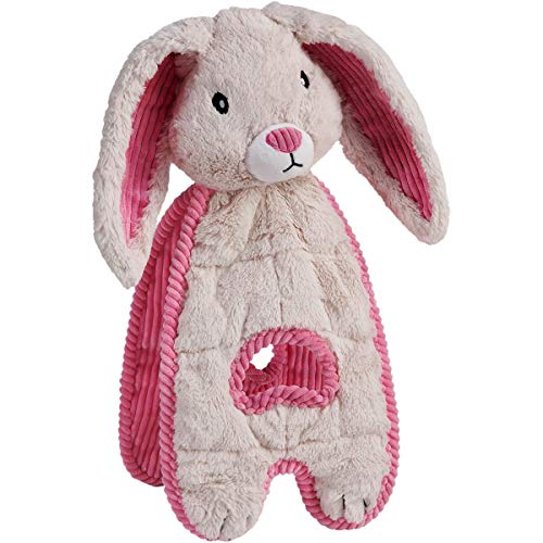 by Charming Pet Cuddle Tugs Bunny Plush Squeaky Dog Toy (Tugs Bunny / 1 Count)