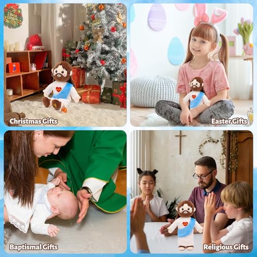 Jesus Plush Doll with Heartbeat Vibration