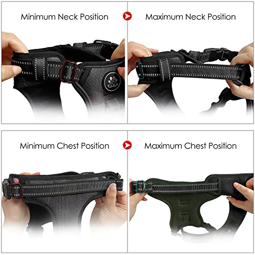 Dog Harness for Medium Sized Dog (Black / Medium)