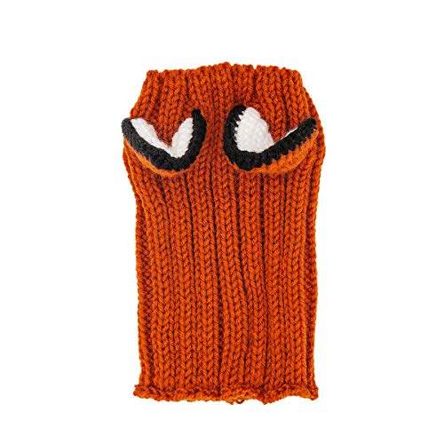 Fox Costume Knit Dog Snood Ear Wrap for Pets (Medium)