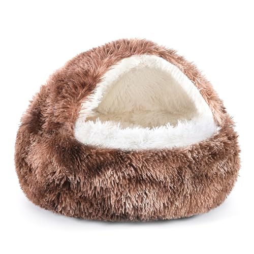 Hooded Donut Bed (Bandhnu Coffee / Medium 23.6'')