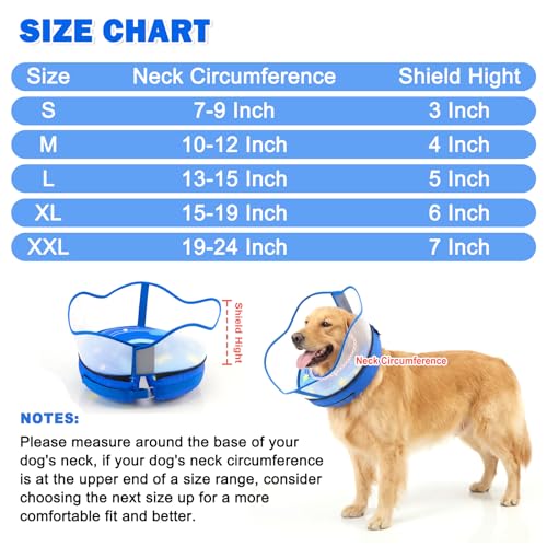 Soft Cone Alternative to Stop Licking (RoyalBlue / M (Neck 9.5"-12.5"))