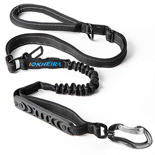 Multifunctional Tactical Dog Leash Heavy Duty (Black)